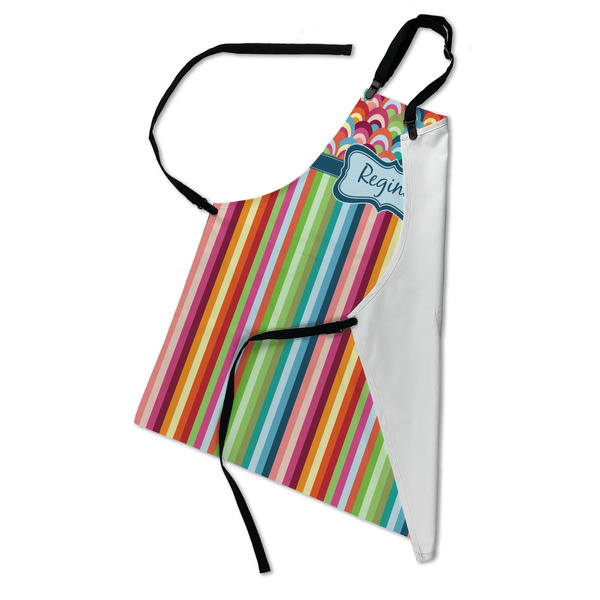 Retro Scales & Stripes Apron - Folded