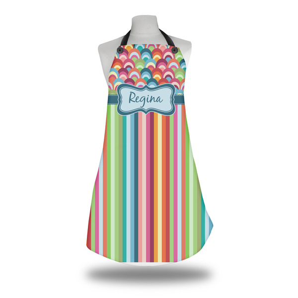 Custom Retro Scales & Stripes Apron w/ Name or Text