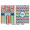 Retro Scales & Stripes Baby Blanket (Double Sided - Printed Front and Back)