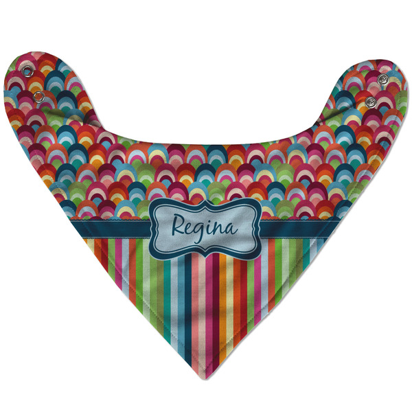 Retro Scales & Stripes Bandana Flat Approval
