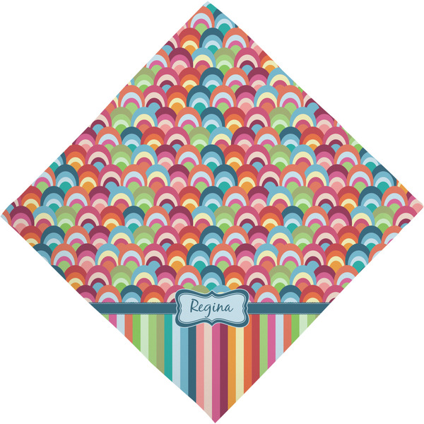 Retro Scales & Stripes Bandana - Full View