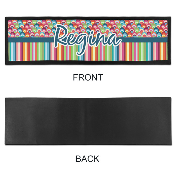 Retro Scales & Stripes Bar Mat - Large - APPROVAL