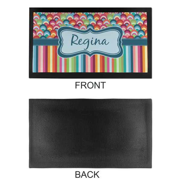 Retro Scales & Stripes Bar Mat - Small - APPROVAL