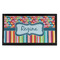 Retro Scales & Stripes Bar Mat - Small - FRONT