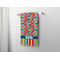Retro Scales & Stripes Bath Towel - LIFESTYLE