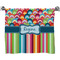 Retro Scales & Stripes Bath Towel (Personalized)