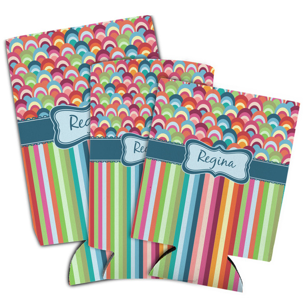 Retro Scales & Stripes Can Coolers - PARENT/MAIN