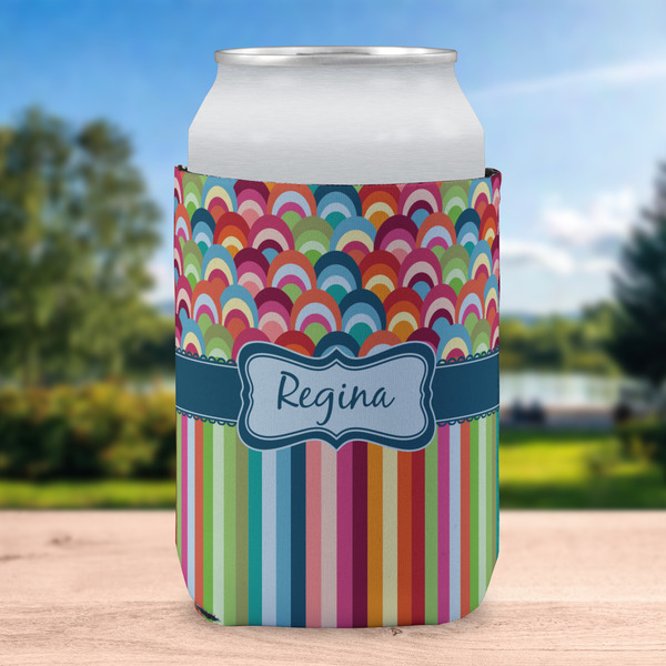 Retro Scales & Stripes Can Sleeve - LIFESTYLE (single)