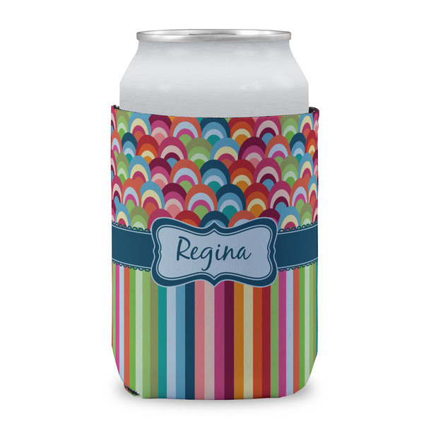 Retro Scales & Stripes Can Sleeve