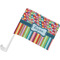 Retro Scales & Stripes Car Flag - Small w/ Name or Text