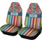 Retro Scales & Stripes Car Seat Covers