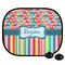 Retro Scales & Stripes Car Side Window Sun Shade (Personalized)