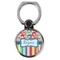 Retro Scales & Stripes Cell Phone Ring Stand & Holder (Personalized)