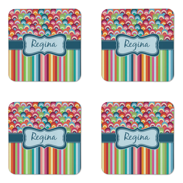 Retro Scales & Stripes Coaster Set - APPROVAL