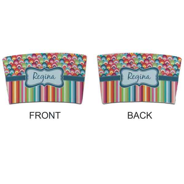 Retro Scales & Stripes Coffee Cup Sleeve - APPROVAL