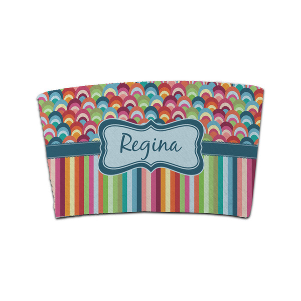 Custom Retro Scales & Stripes Coffee Cup Sleeve (Personalized)