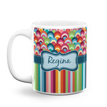 Retro Scales & Stripes Coffee Mug (Personalized)
