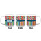 Retro Scales & Stripes Coffee Mug - 20 oz - White APPROVAL