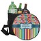 Retro Scales & Stripes Collapsible Personalized Cooler & Seat