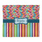 Retro Scales & Stripes Comforter - King - Front