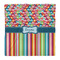 Retro Scales & Stripes Comforter - Queen - Front