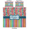 Retro Scales & Stripes Comforter Set - King - Approval