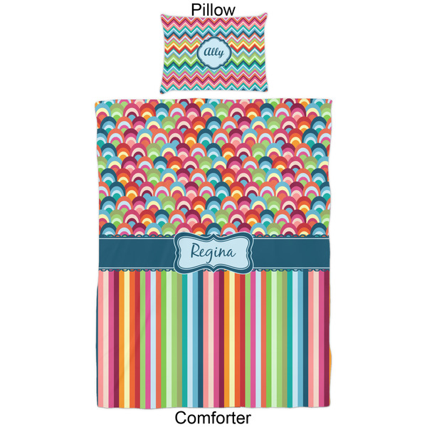 Retro Scales & Stripes Comforter Set - Twin - Approval