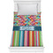 Retro Scales & Stripes Comforter (Twin)