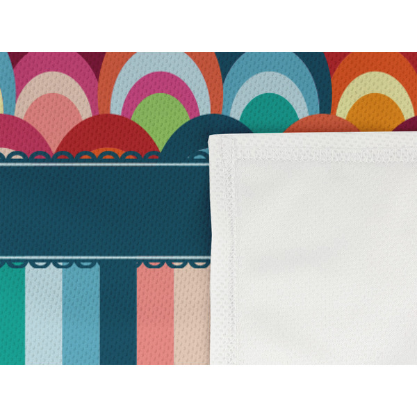 Retro Scales & Stripes Cooling Towel- Detail