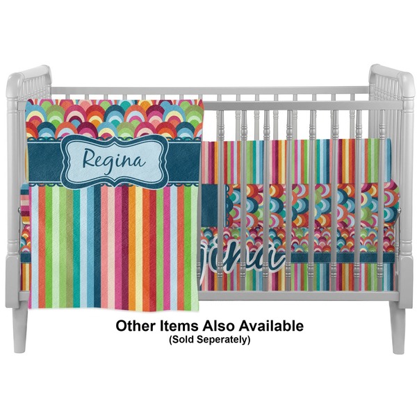 Retro Scales & Stripes Crib - Profile Sold Seperately