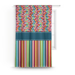 Retro Scales & Stripes Curtain