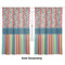 Retro Scales & Stripes Curtains Double