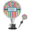 Retro Scales & Stripes Wine Bottle Stopper (Personalized)
