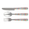 Retro Scales & Stripes Cutlery Set (Personalized)