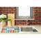 Retro Scales & Stripes Dish Drying Mat - LIFESTYLE 2