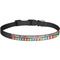 Retro Scales & Stripes Dog Collar - Large - Front