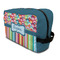 Retro Scales & Stripes Toiletry Bag / Dopp Kit (Personalized)
