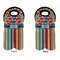 Retro Scales & Stripes Double Wine Tote - APPROVAL (new)