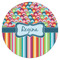 Retro Scales & Stripes Drink Topper - Large - Single