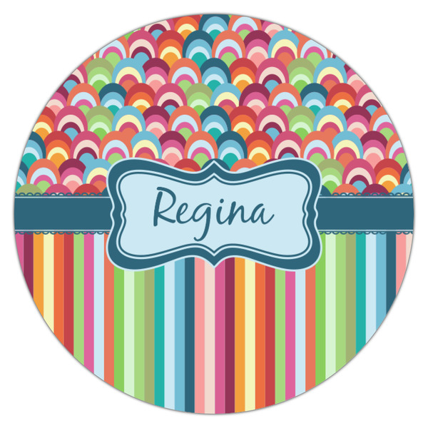 Retro Scales & Stripes Drink Topper - Small - Single