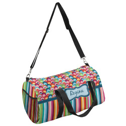 Retro Scales & Stripes Duffel Bag - Small (Personalized)