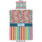 Retro Scales & Stripes Duvet Cover Set - Twin - Approval