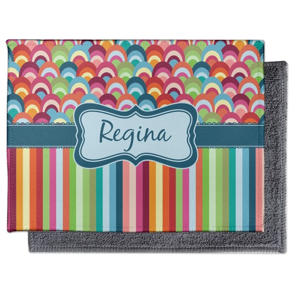 Retro Scales & Stripes Electronic Screen Wipe - Flat