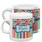 Retro Scales & Stripes Espresso Mugs - Main Parent