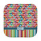 Retro Scales & Stripes Face Cloth-Rounded Corners