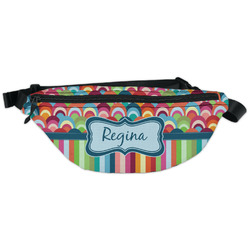 Retro Scales & Stripes Fanny Pack - Classic Style (Personalized)