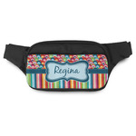 Retro Scales & Stripes Fanny Pack (Personalized)