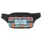 Retro Scales & Stripes Fanny Pack - Modern Style (Personalized)