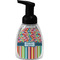 Retro Scales & Stripes Foam Soap Bottle - Black (Personalized)