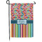Retro Scales & Stripes Garden Flag (Personalized)